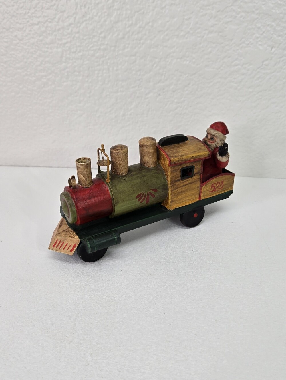 Vtg Dept 56 Toys in the Attic Santa Train Locomotive Christmas Display‎ Toy 523